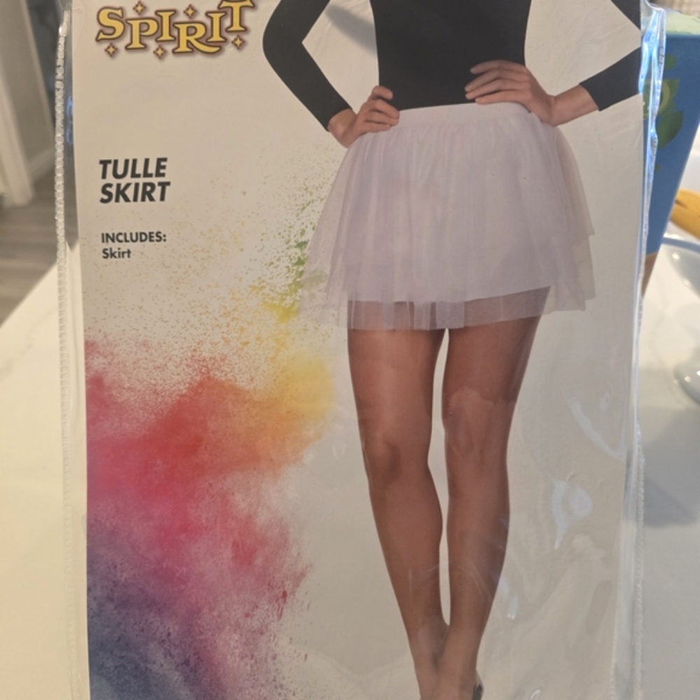 Spirit White Tulle Skirt (Size XS/S)